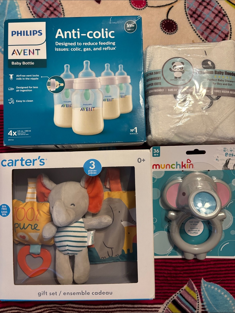 Baby Bottle, Play, and Bath Bundle